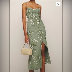Reformation Kourtney dress in Bonita
